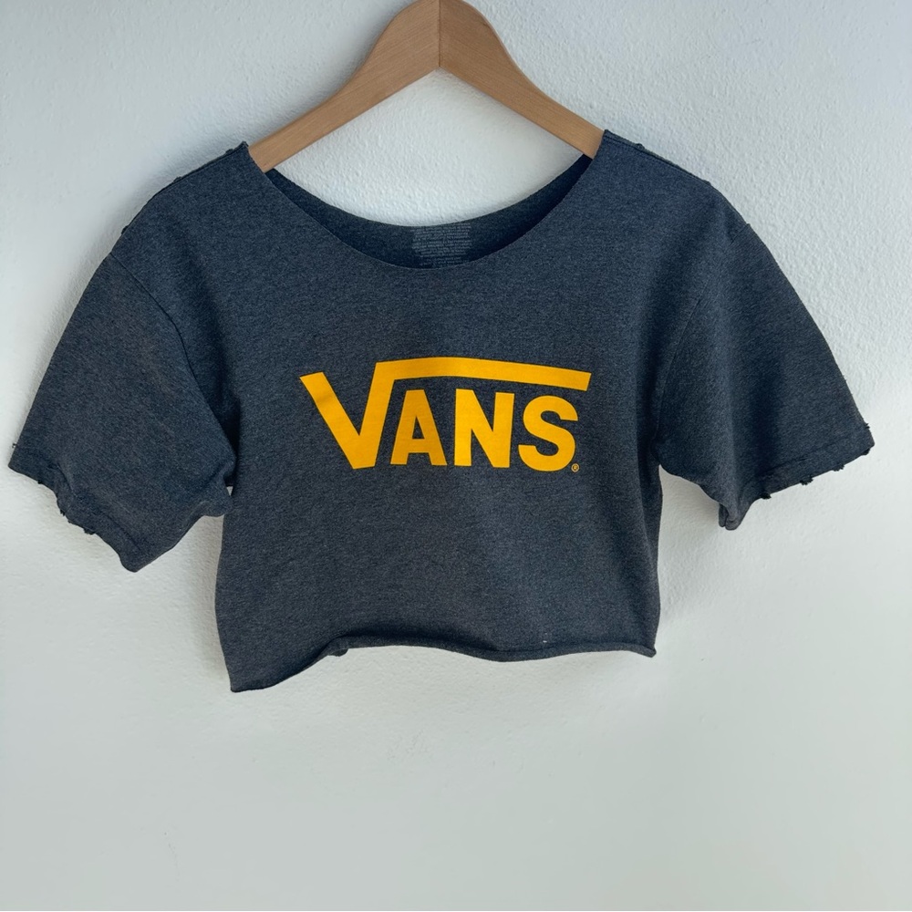 Vans off-the-shoulder crop top